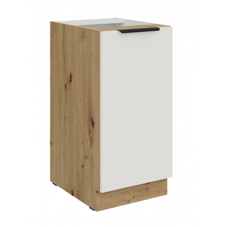 Szafka kuchenna 40 cm AURO 40 D 1F BB WH/AR antyfinger